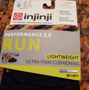 Injinji No Show Run Socks Sz Small